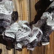 PDF Pattern 2 ways to crochet Sashy mesh ruffle scarf